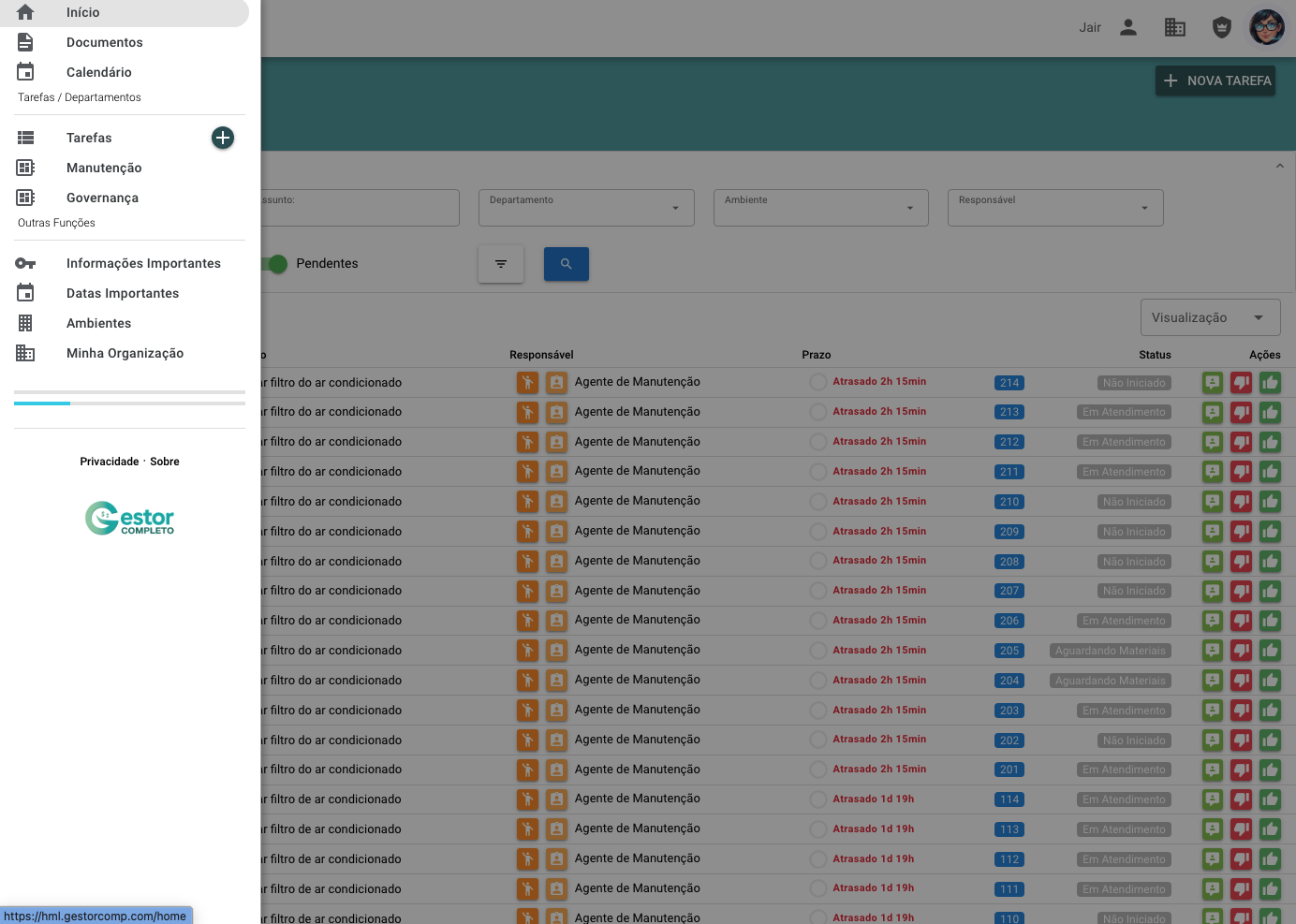 Print 1 - Sistema Gestor Completo